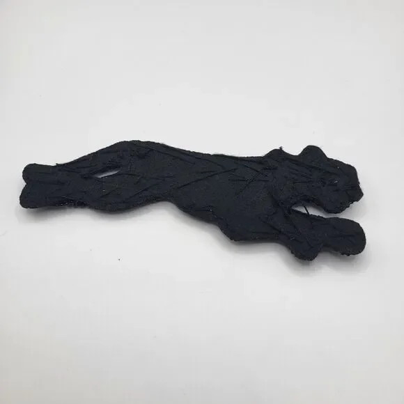 Beaded Leopard Applique Sew on Rhinetone 5in long - Picture 6 of 6